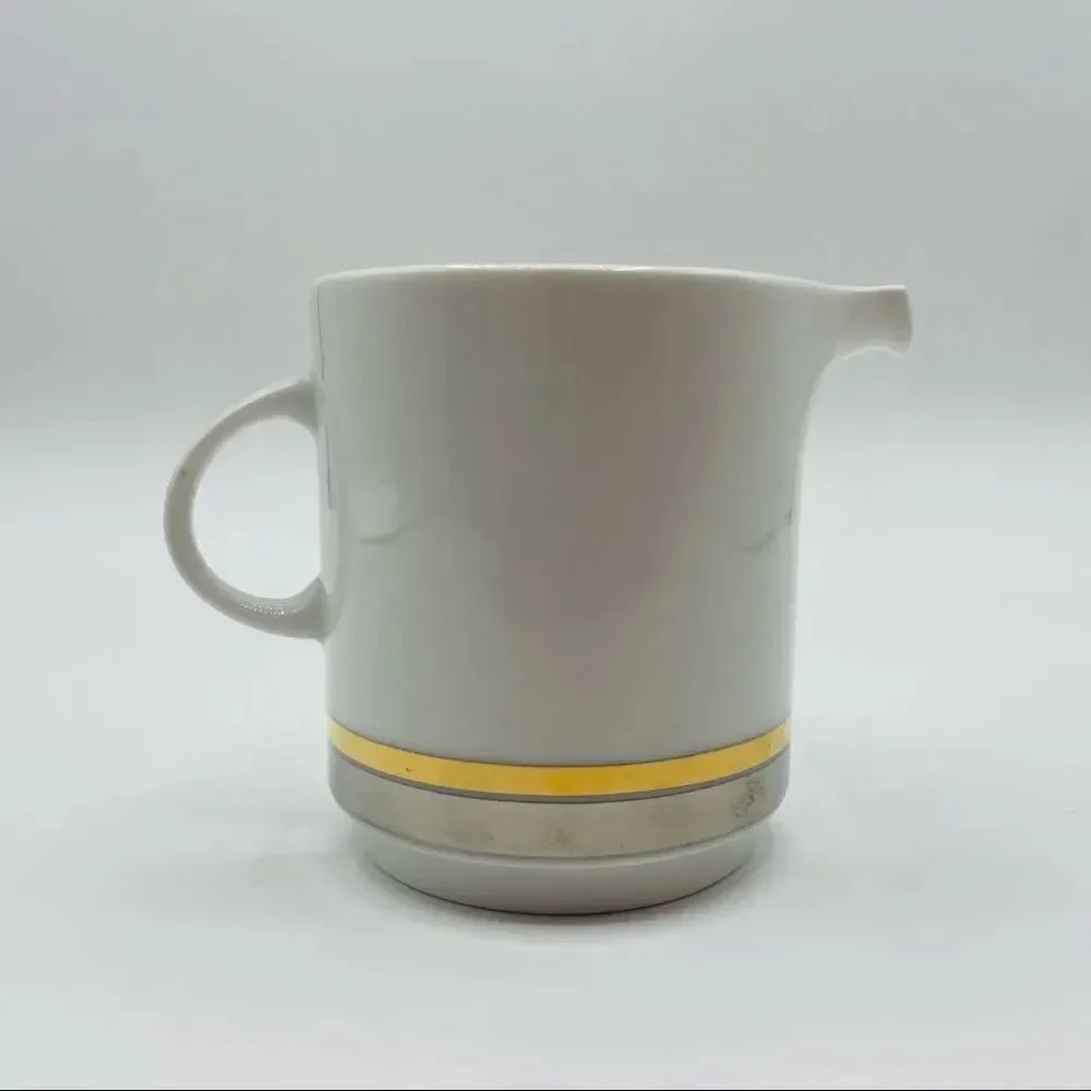 Vintage Mid-Century Thomas Germany Metallic Teapot and Creamer Set